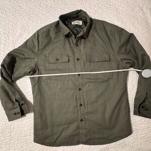 Line of Trade Olive Button-Up ShirtJacket